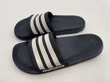 Adidas Slides Adilette Shower Men's Size 10 Slides Black  White API01006