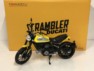 Ducati Scrambler Icon 62 Yellow 1 12 Scale Tsm Tsmmc0003 New Ebay
