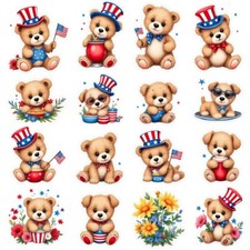 Fourth Of July Fun Cardstock Die Cut Embellishment 12 3.5 Inch