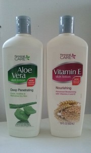 PERSONAL CARE ALOE VERA & VITAMIN E SKIN LOTION 2 PACK 18 FLUID oz EACH