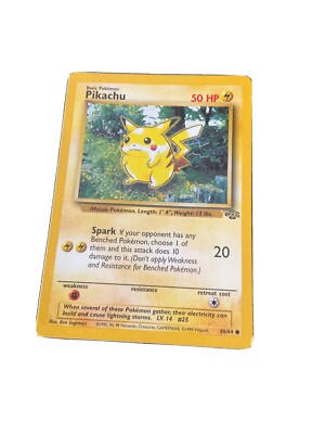 pikachu pokemon card 60 64 Jungle Unlimited #60 French PSA 9 – TBC Games Lightning Lightning Can anyone tell me how