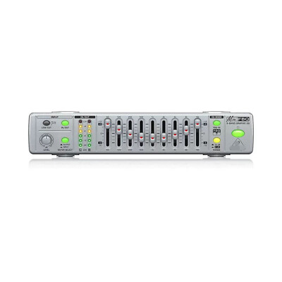 FBQ800 Compact 9-Band Graphic EQ Equalizer Suppressor Equalizer Processor New
