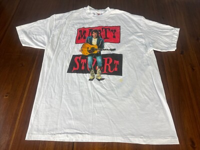 Marty Stuart Love and Luck Country Music Hanes Shirt Size XL Vintage