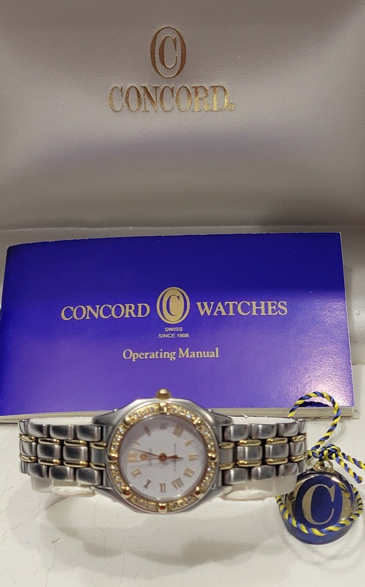 Concord steeplechaser wristwatch Petite Concord Steeplechase Yellow Gold 18k SS Ladies Watch  main image 4