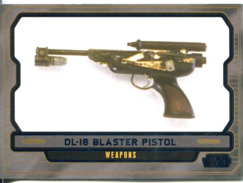 Star Wars Galactic Files 2 Blue Parallel Base Card #632 DL-18 blaster pistol - Picture 1 of 1