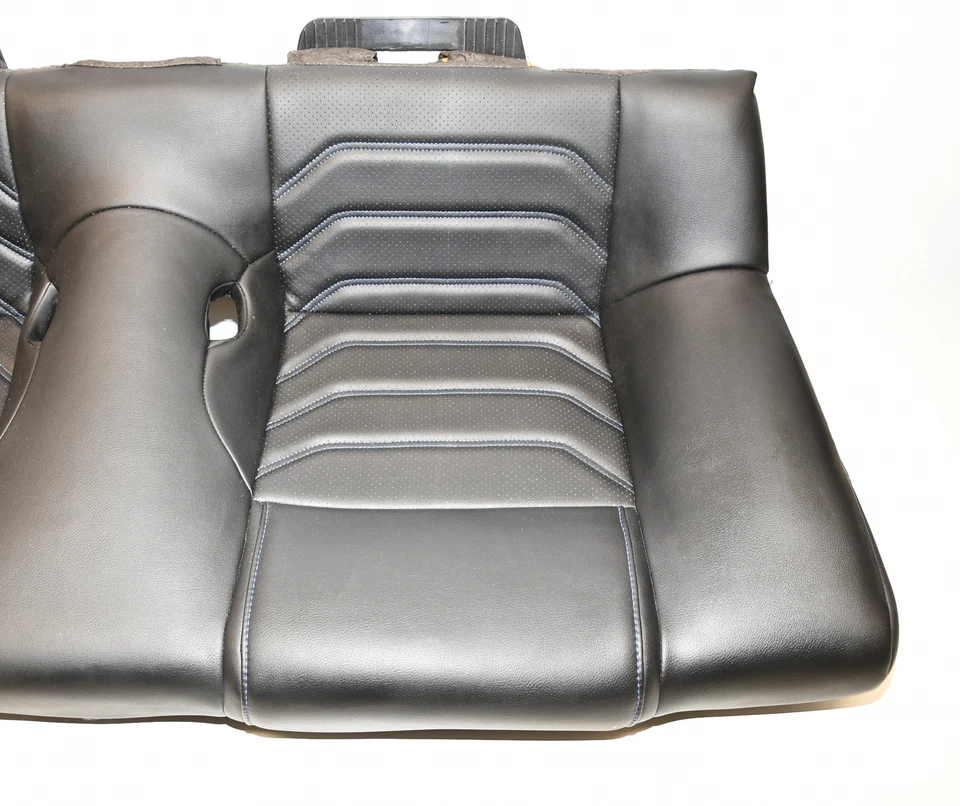 Sitzbezug Sitzfläche Unten Rücksitzbank Blaue Naht Mustang V Coupe Original - Bild 3 von 4