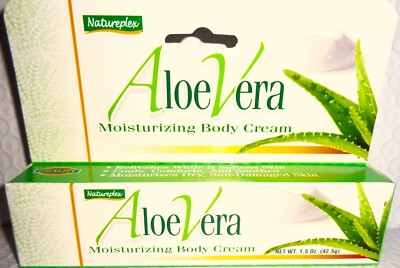 Natureplex Aloe Vera Moisturizing Body Cream Lot of 1, 2, 3 & 6 (1.5 Oz/42.5g) *
