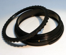 Lens Ring adapter 58mm for petal hood threaded plastic with locking ring
