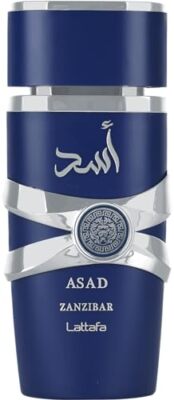 Asad Zanzibar by Lattafa 100ml Eau de Parfum – Rich Spicy & Exotic