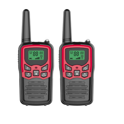 Long Range 100 mile Walkie Talkie Two Way Radio Charge Headset Waterproof 2 PACK