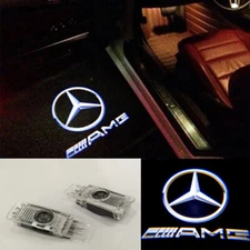 For Mercedes CLK W208 W209 Car Door Projector LED light Kit 2001-2009 AMG