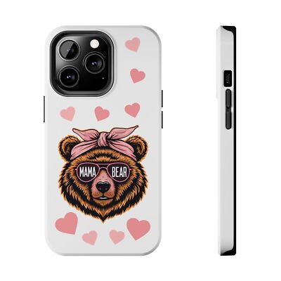 Mama Bear Tough Phone Case, Cute Phone Cover, Bear Lover Gift, Mother's Day,