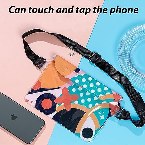 Waterproof Pouch Bag with Adjustable Waist Strap,2 Pc IP68 Waterproof Waist Bag - Picture 3 of 7