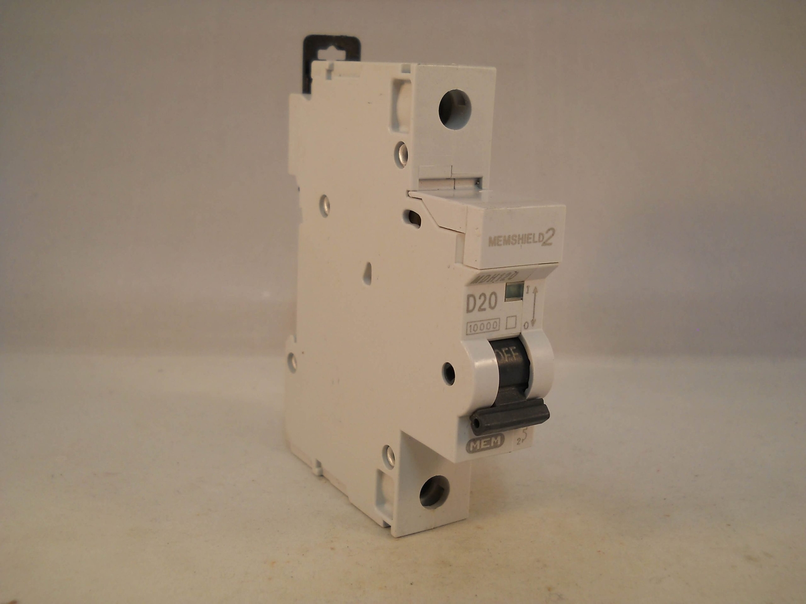 MEM Memshield 2 MCB 20 Amp Type D 20A Single Pole Circuit Breaker MDH120
