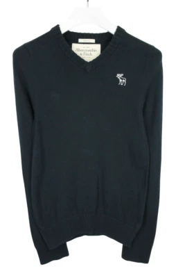 Abercrombie & Fitch Muscle Pullover Herren Klein Wolle Kaschmir Blend Knit - Bild 1 von 4