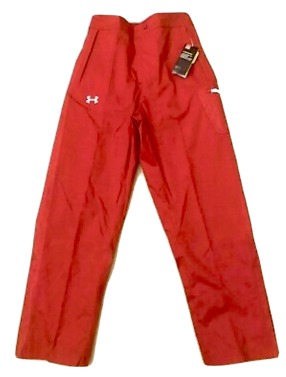 $129 Under Armour Storm Men’s Large Red Infrared Snow / Rain Pants (1248595-834)