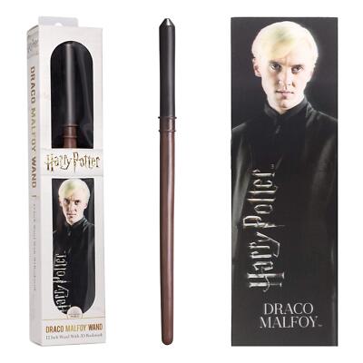 Official Harry Potter - Draco Malfoy Wand With 3D Bookmark