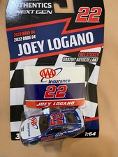 Joey Logano AAA Insurance NASCAR Authentics Diecast Car 1/64 - 2022 Wave 4