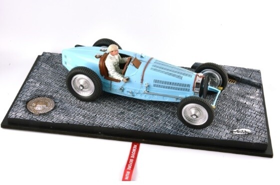 Flm - Bugatti Typ 59 Fahrgestell 59124 Himmelblau - 1/18 - FLM-118001M/LB-image