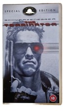 VHS Tape Terminator Video, 1984, Arnie, Arnold Schwarzenegger, Vintage