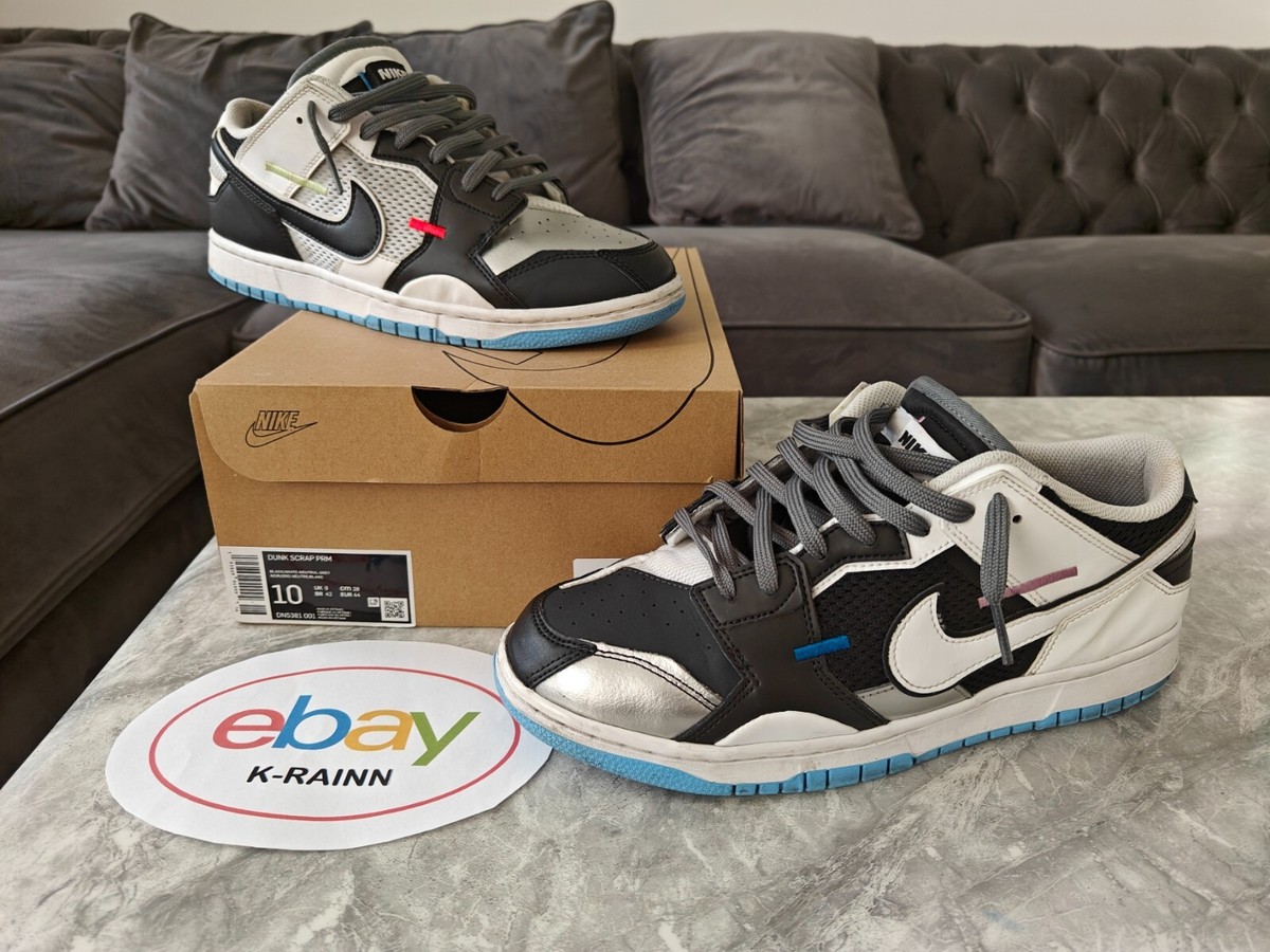 dunk low scrap on feet