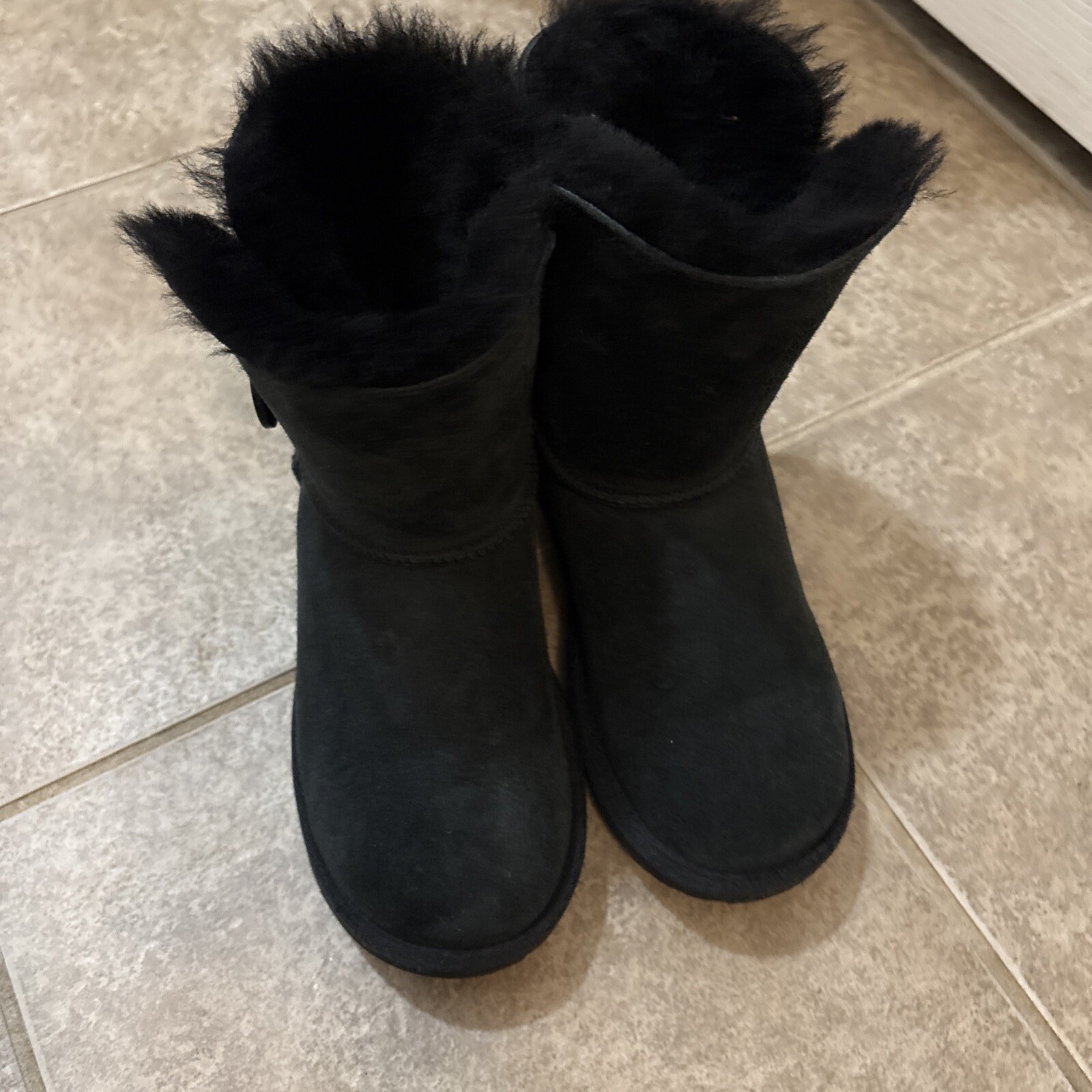 Ugg Australia Mini Bailey Button ll Black Womens … - image 4