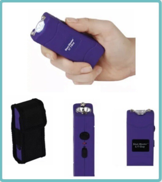 Stun Master Rechargeable FLASHLIGHT Electric Shock Stun Gun Women Self ...