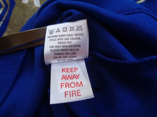 DKNY Pajama Set Top Pants Blue Gold Stars Glitter 12 Tight Fit Big Girl L Large - Picture 13 of 19