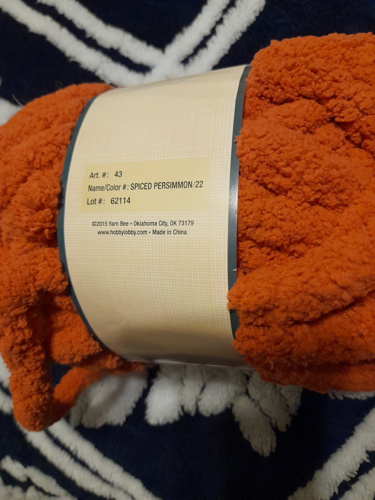 Yarn Bee Eternal Bliss Spiced Persimmon Jumbo Yarn 8oz 23yd eBay