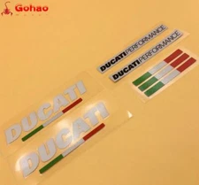 Set Racing Decal stickers Italian Flags for Ducati Performance Course Evo Models