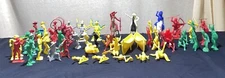 TimMee Cowboys and Indians Vintage Plastic Figures Lot of 64 Various Colors