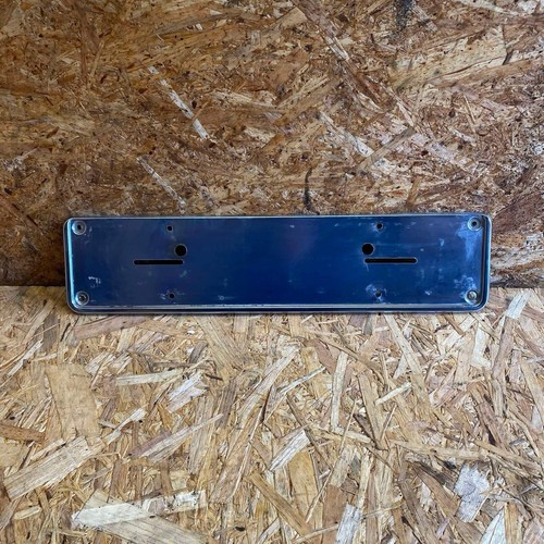 Mercedes-Benz W126 Front Bumper License Plate Holder Chrome - 第 1/7 張圖片
