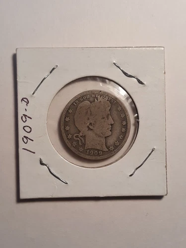 1909-D 25C Barber Quarter G-VG