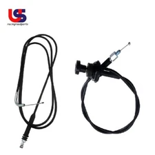 Carburetor Choke Cable and Throttle Cable for For Suzuki QuadMaster 500 LTA500F