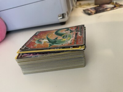 100 Lot Of Pokémon Cards+Holos+rares