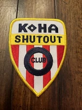 KOHA Kalamazoo MI Hockey League Iron On Patch Rare 4” Logo USA Shutout