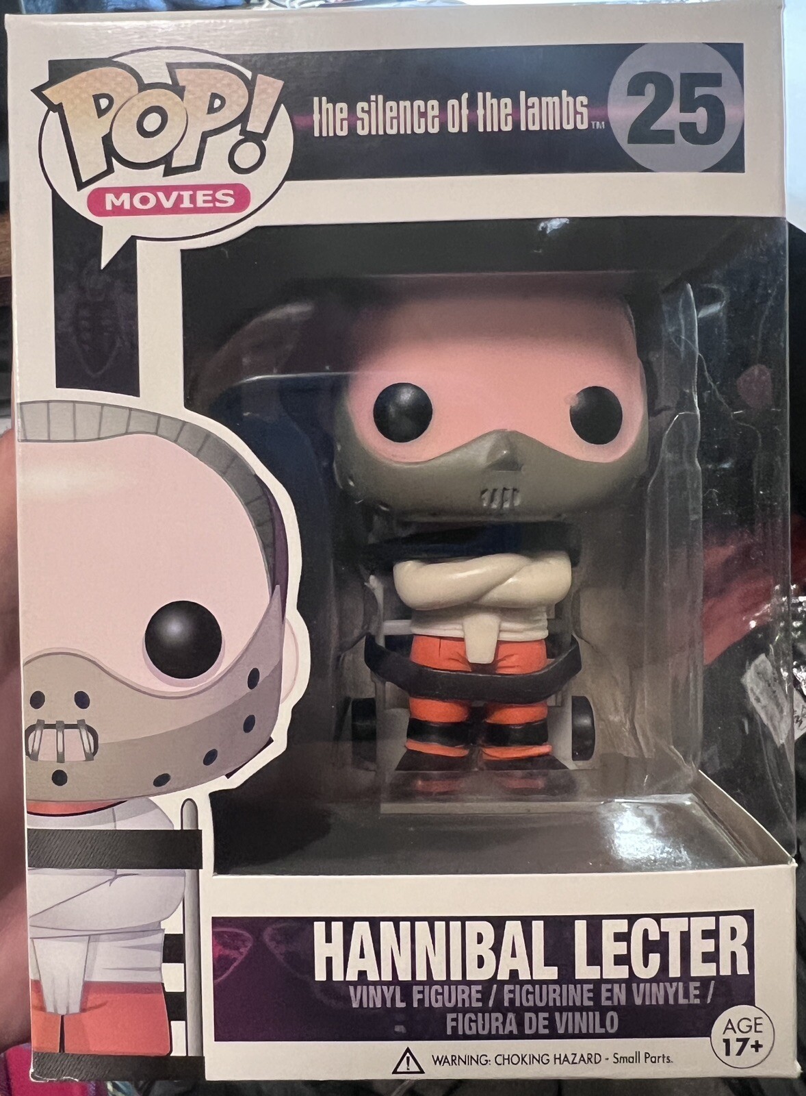 Funko Pop! Vinilo: Hannibal Lecter #25 Con Plástico Con Protector
