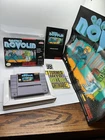 Captain Novolin Super Nintendo SNES Complete CIB Poster Rare!