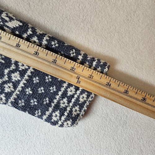 Erika & Co Sweater Pullover Womens L Nordic Fair Isle Snowflake Angora Rabbit - Picture 15 of 16