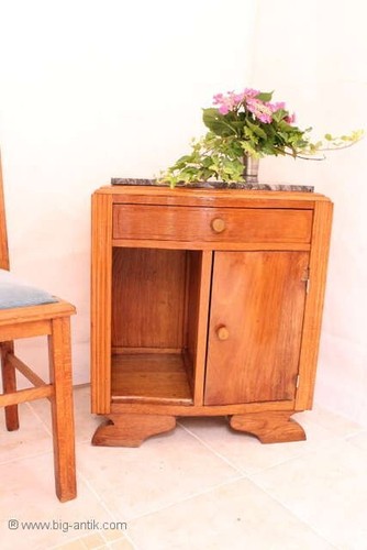 *** Antiker Art Déco Nachttisch Nachtschrank Beistellschrank Flurschrank Kommode - Bild 4 von 24