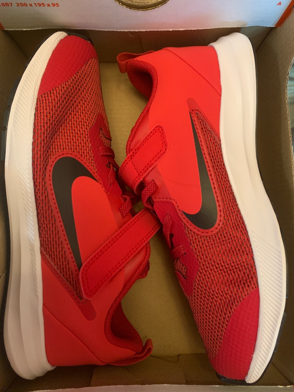 Nike Downshifter 9 PSV Red White Black Size 3Y 3 Youth NWOB AR4138-600 |  eBay