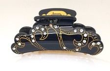 large size with rhinestone black Acrylic Claw Clip hair accessory Gift item 1