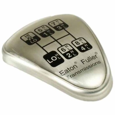 Shift Knob Insert W/ Eaton Fuller 18 Speed Ship Pattern On Top