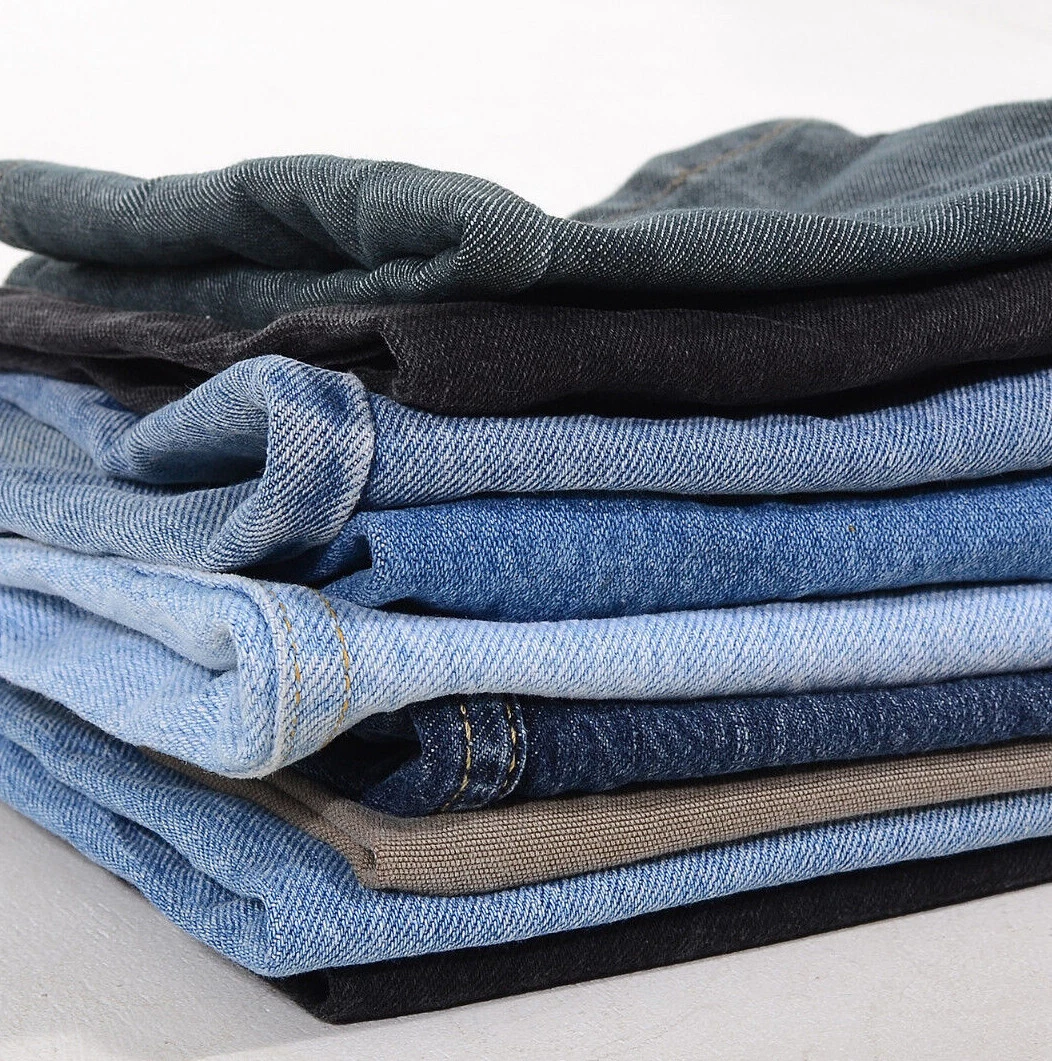 1KG Denim Fabric Off-Cuts Scraps Legs Textiles VARIOUS COLOURS