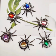 360 Rotating Crystal Spider Fashion Phone Ring Stand Holder Grip for Cell Phone