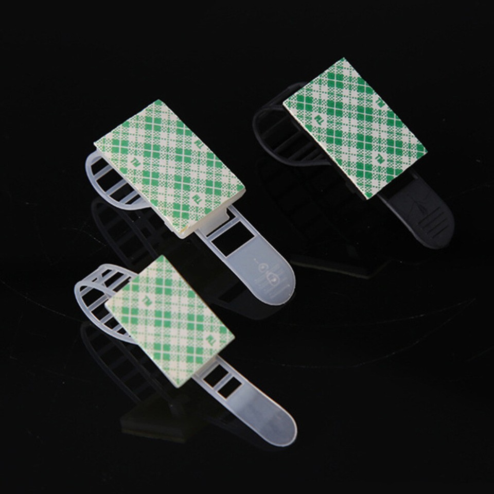 50 Pcs Electrical Cable Plastic Clamps Bundles Computer Cables eBay