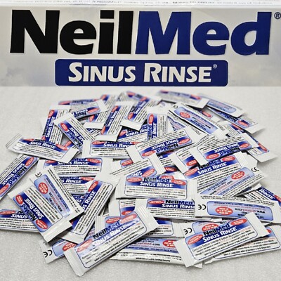 COMBO DEAL - 40 Packets NeilMed Sinus Rinse + FREE Dog Treats