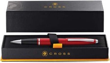 Cross Calais Gel Ink Rollerball Pen Medium Rollerball Matte Metallic Red