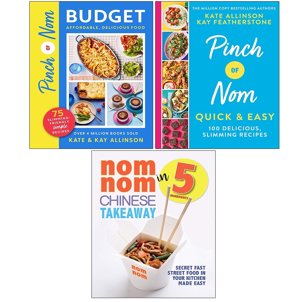 Pinch of Nom Budget,Nom Nom Chinese,Pinch of Nom Quick and Easy (HB) 3 Books Set