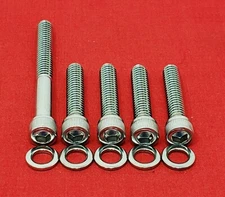 2000-2006 HARLEY SOFTAIL TRANSMISSION TRANS TOP COVER STAINLESS ALLEN BOLTS KIT